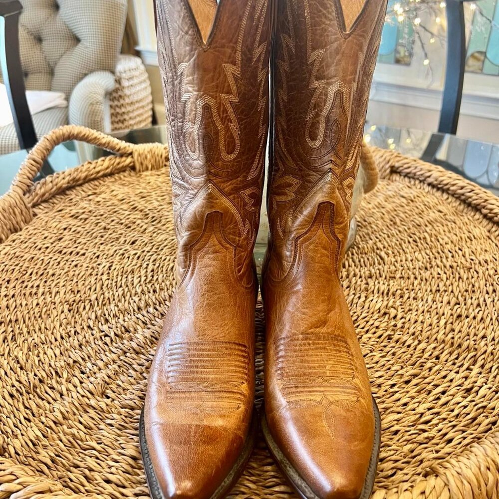 Charlie 1 Horse Boots By Lucchese Tan Mad Dog